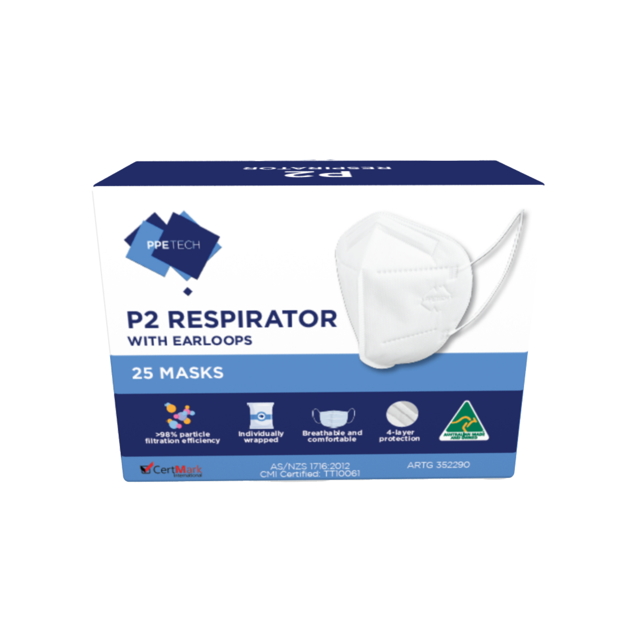 PPE Tech P2 Respirator Masks