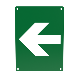 Small Poly Arrow Sign 30 x 22.5cm