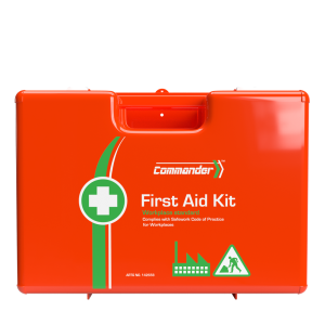 COMMANDER 6 Series Plastic Rugged First Aid Kit 43 x 14.5 x 30.5cm