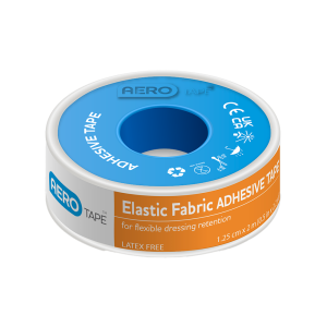 AEROTAPE Elastic Fabric Adhesive Tape 1.25cm x 2M