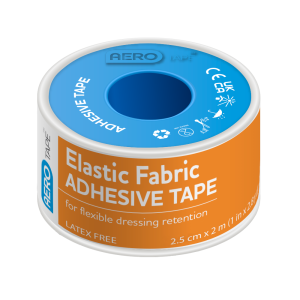 AEROTAPE Elastic Fabric Adhesive Tape 2.5cm x 2M