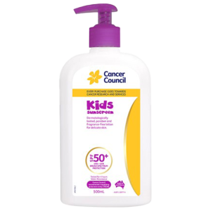 CANCER COUNCIL SPF50+ Kids Sunscreen Pump 500mL
