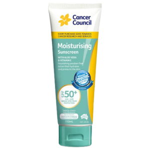 CANCER COUNCIL SPF50+ Moisturising Sunscreen Tube 110mL
