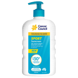 CANCER COUNCIL SPF50+ Sport Sunscreen Pump 500mL