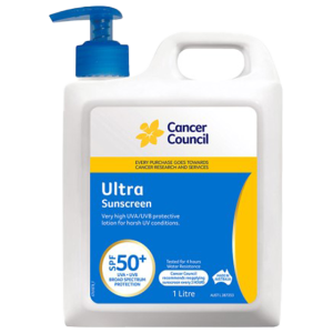 CANCER COUNCIL SPF50+ Ultra Sunscreen Pump 1L