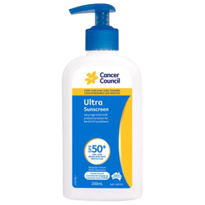 CANCER COUNCIL SPF50+ Ultra Sunscreen Pump 200mL