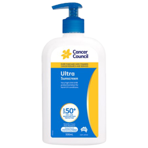 CANCER COUNCIL SPF50+ Ultra Sunscreen Pump 500mL
