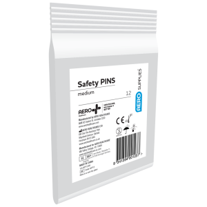 AEROSUPPLIES Medium Safety Pins Bag/12